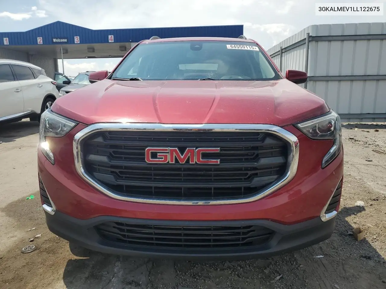 2020 GMC Terrain Sle VIN: 3GKALMEV1LL122675 Lot: 64559115