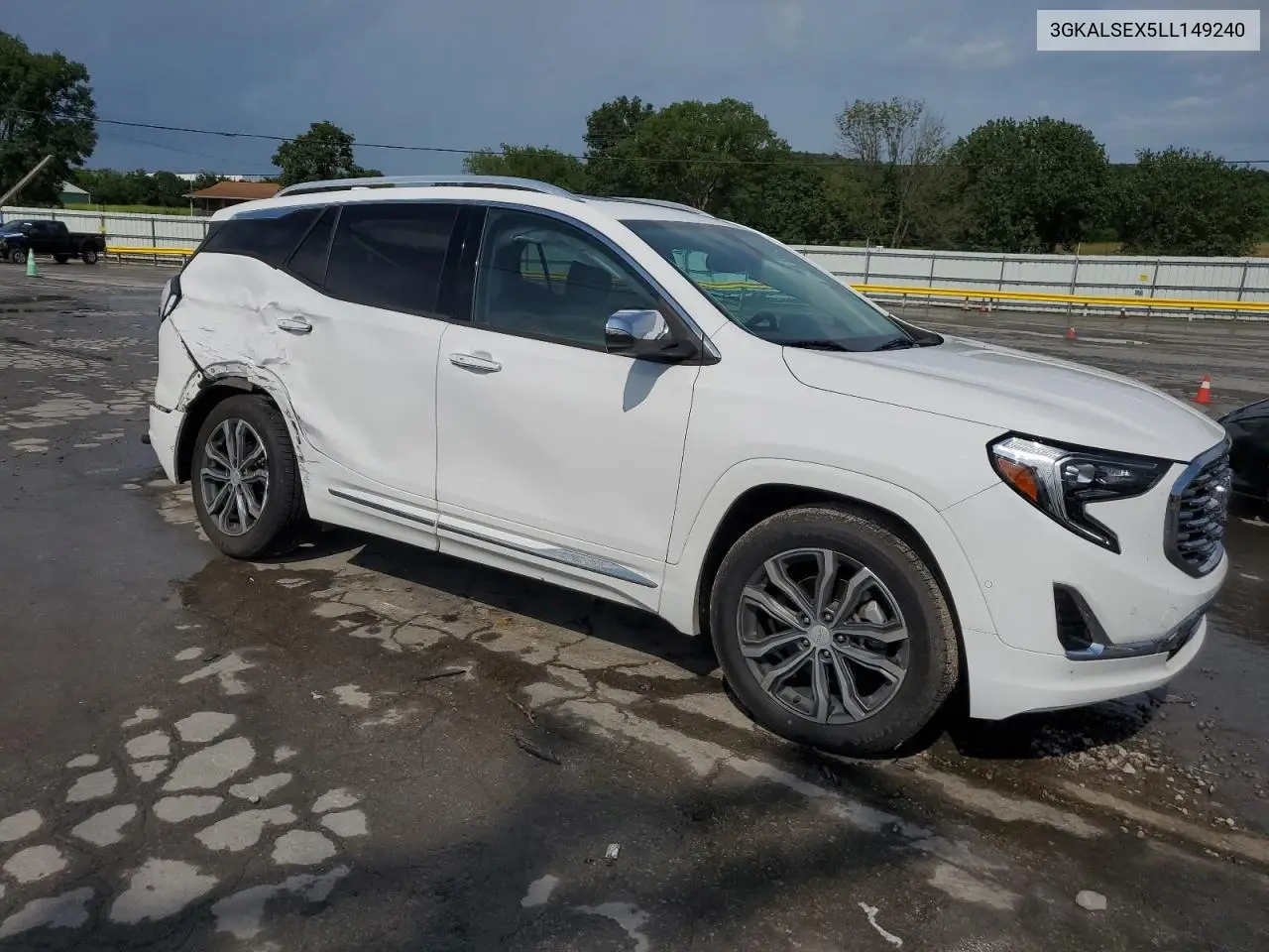 2020 GMC Terrain Denali VIN: 3GKALSEX5LL149240 Lot: 64980145