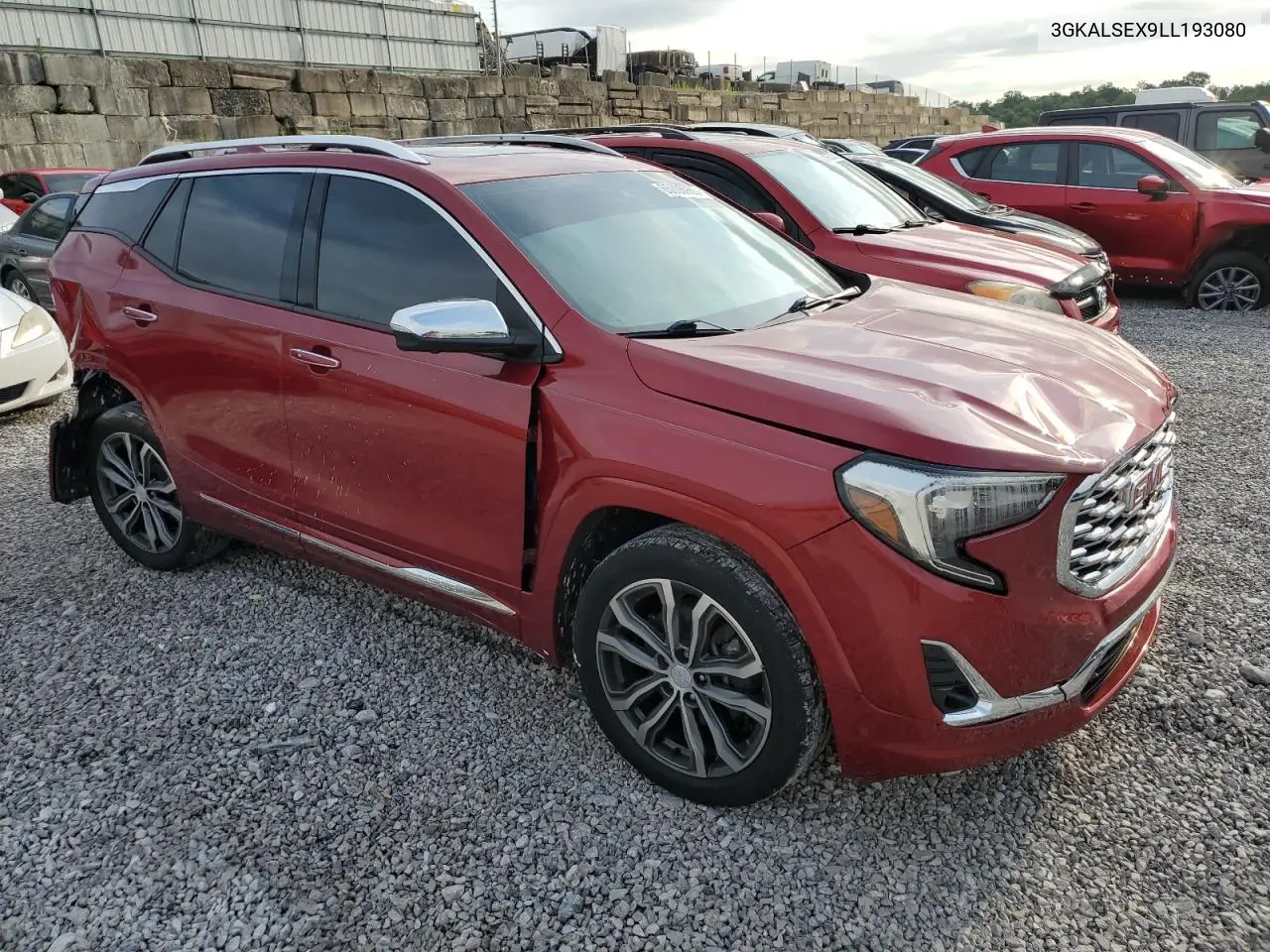 2020 GMC Terrain Denali VIN: 3GKALSEX9LL193080 Lot: 65006985