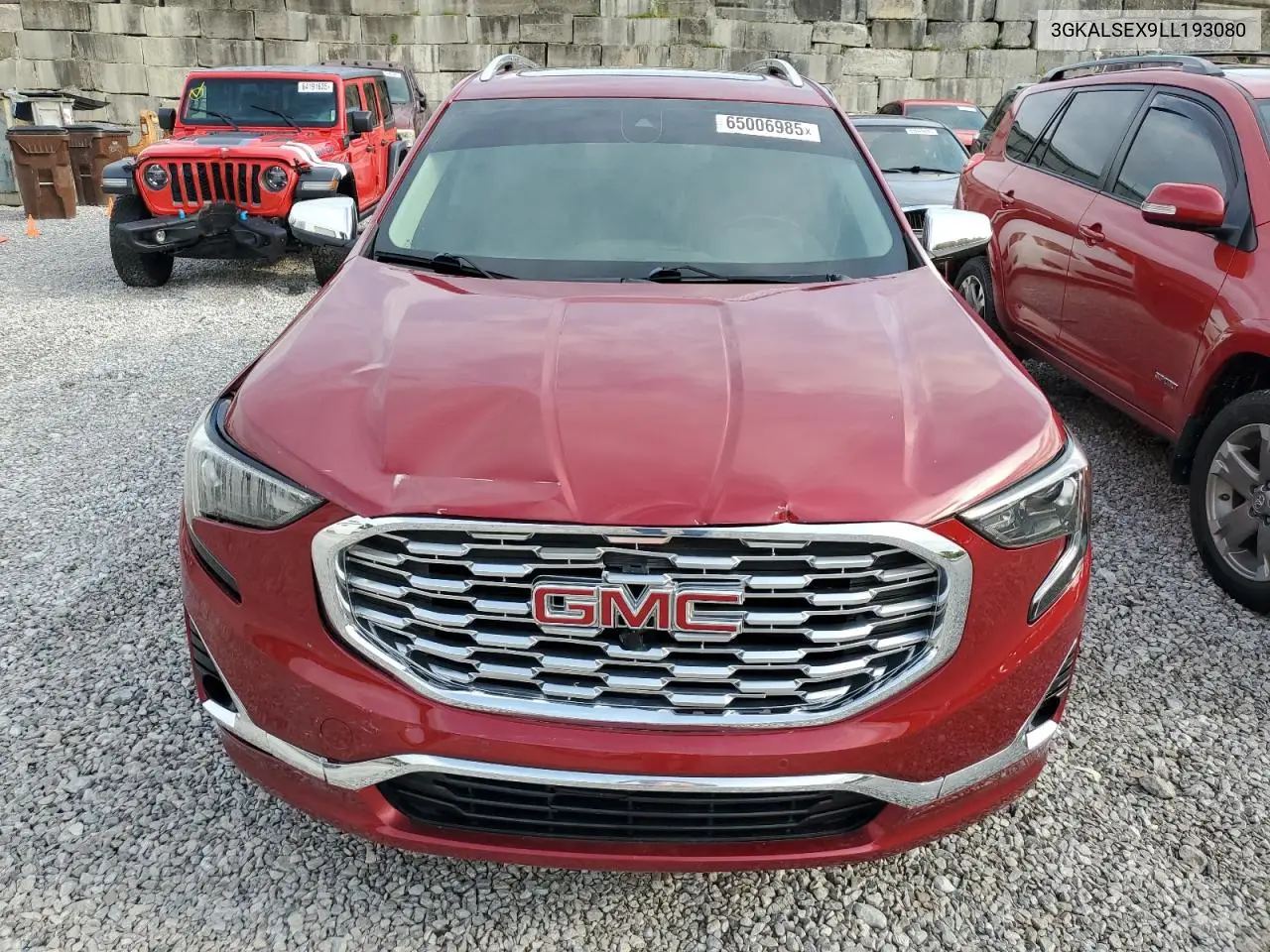 2020 GMC Terrain Denali VIN: 3GKALSEX9LL193080 Lot: 65006985
