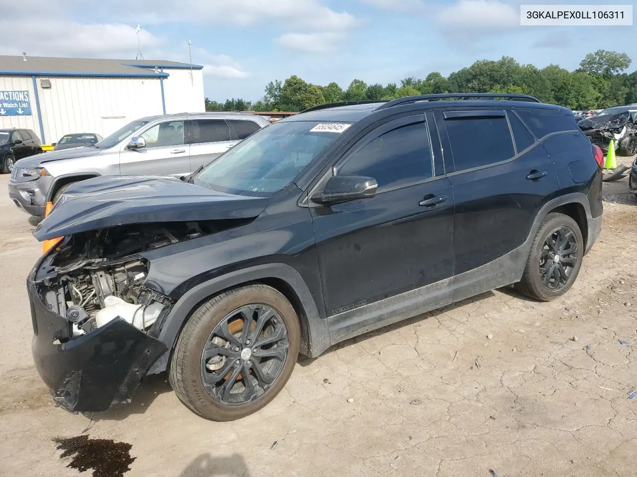 2020 GMC Terrain Slt VIN: 3GKALPEX0LL106311 Lot: 65034645