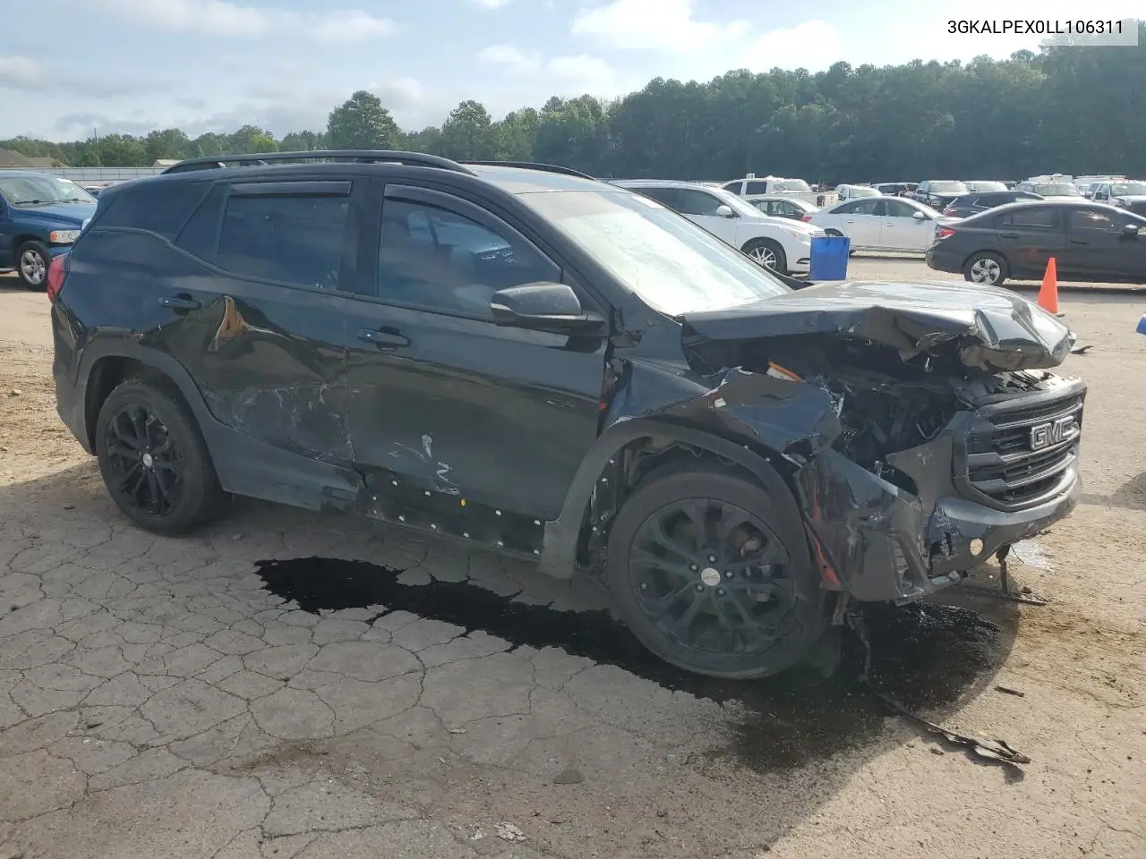 2020 GMC Terrain Slt VIN: 3GKALPEX0LL106311 Lot: 65034645