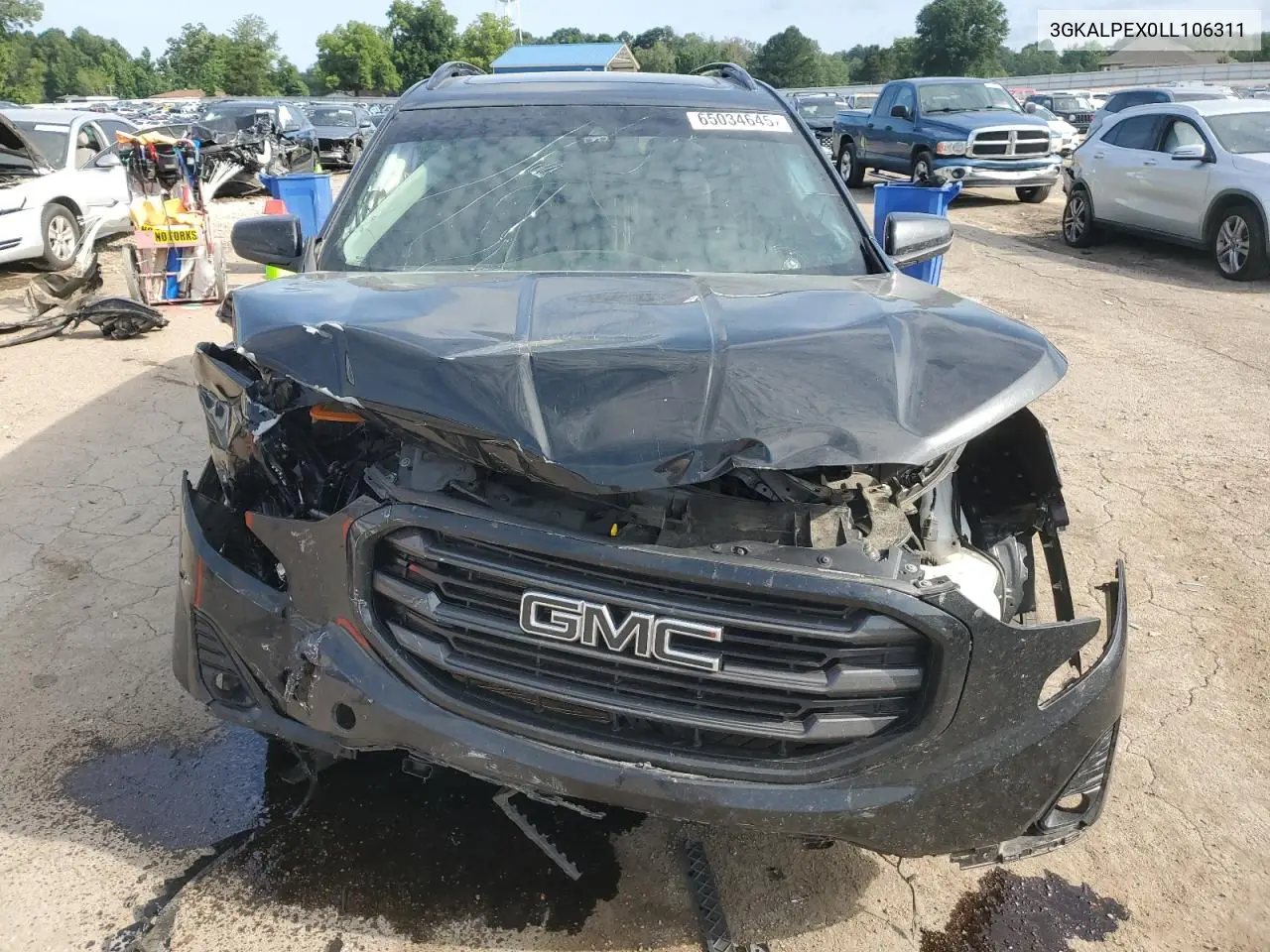 2020 GMC Terrain Slt VIN: 3GKALPEX0LL106311 Lot: 65034645