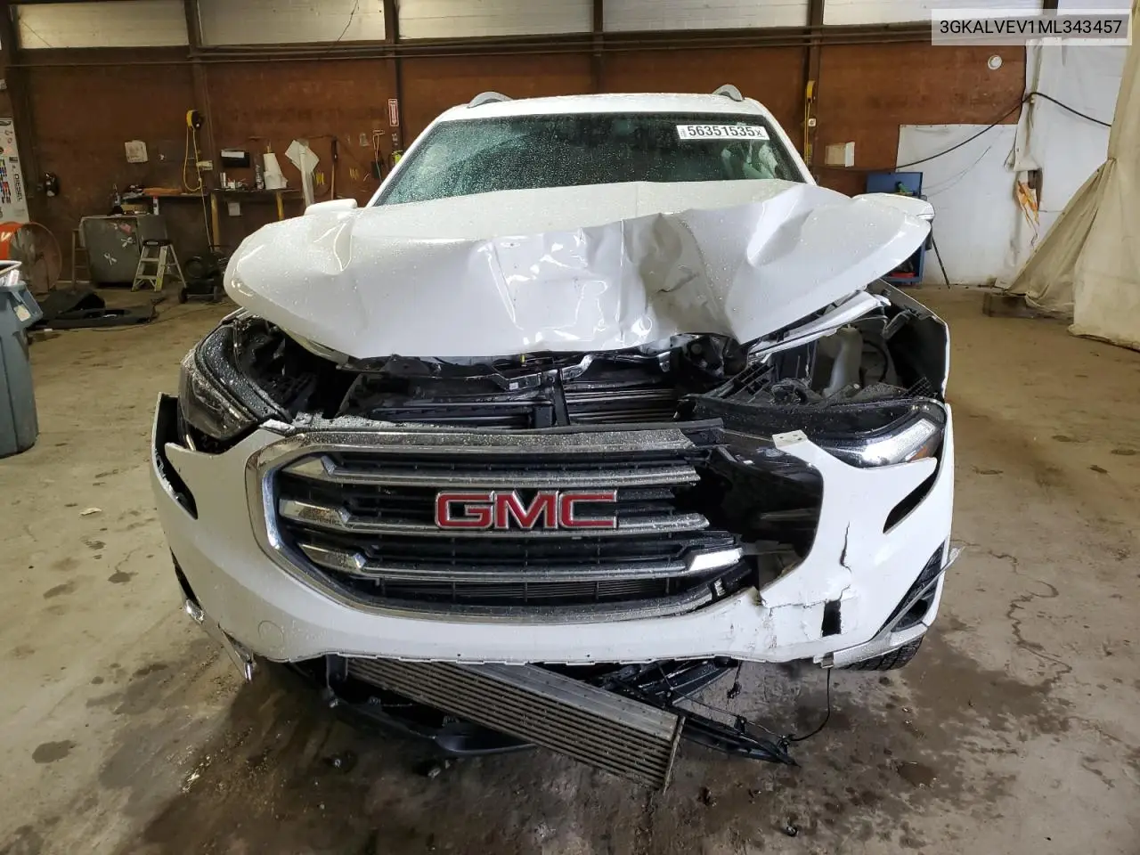 2021 GMC Terrain Slt VIN: 3GKALVEV1ML343457 Lot: 56351535