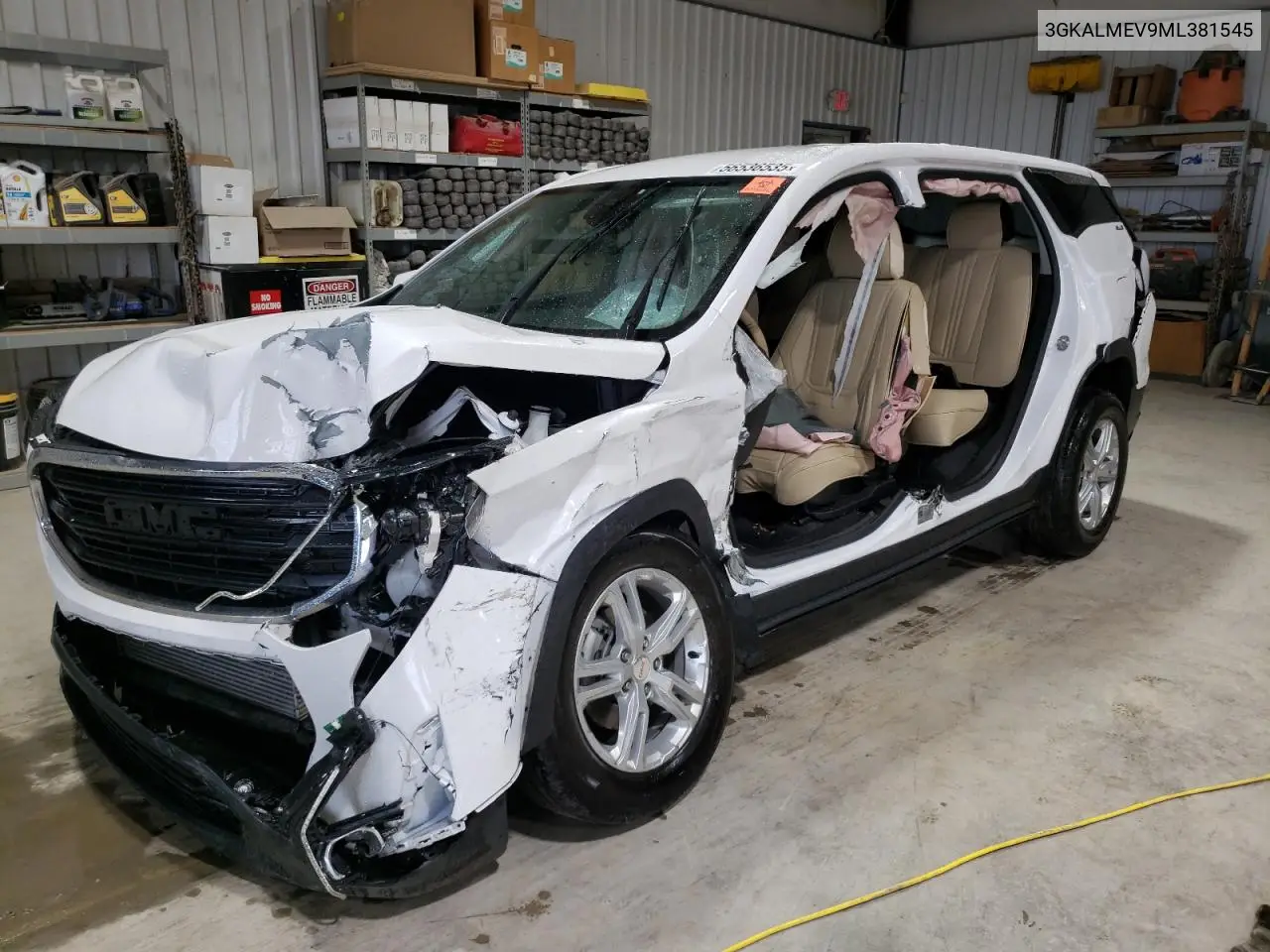 2021 GMC Terrain Sle VIN: 3GKALMEV9ML381545 Lot: 56536535