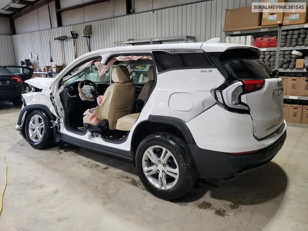2021 GMC Terrain Sle VIN: 3GKALMEV9ML381545 Lot: 56536535