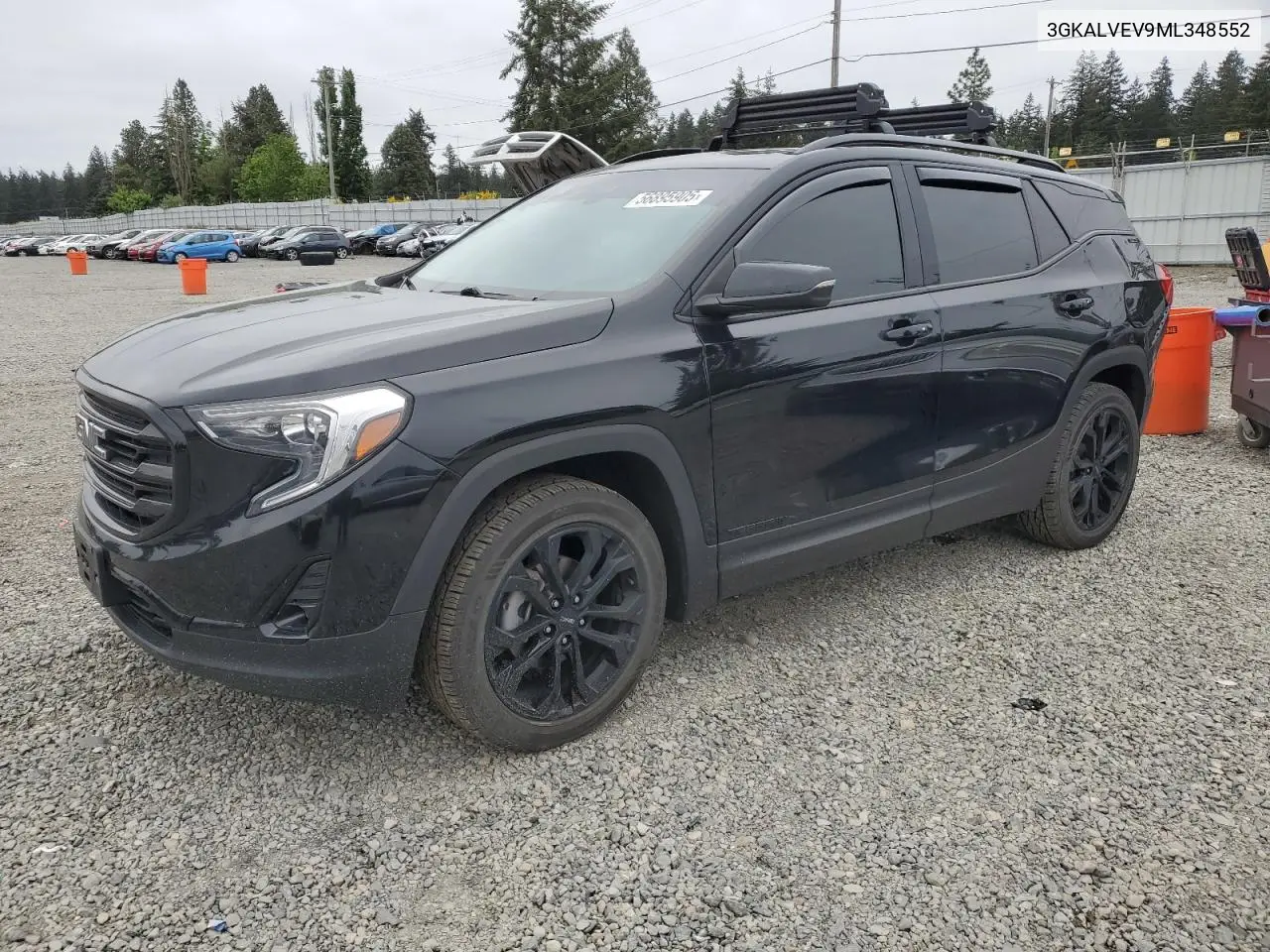 2021 GMC Terrain Slt VIN: 3GKALVEV9ML348552 Lot: 56895905