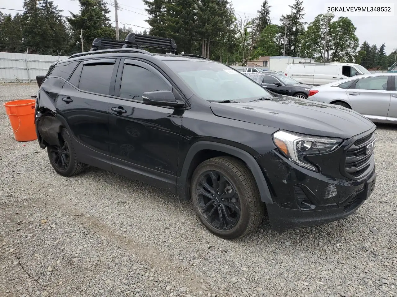 2021 GMC Terrain Slt VIN: 3GKALVEV9ML348552 Lot: 56895905