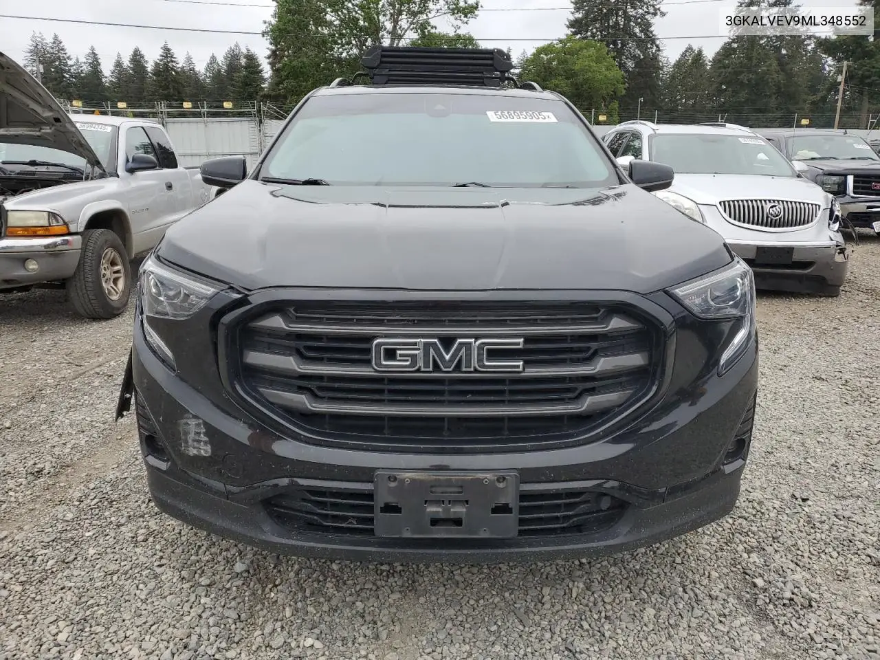 2021 GMC Terrain Slt VIN: 3GKALVEV9ML348552 Lot: 56895905
