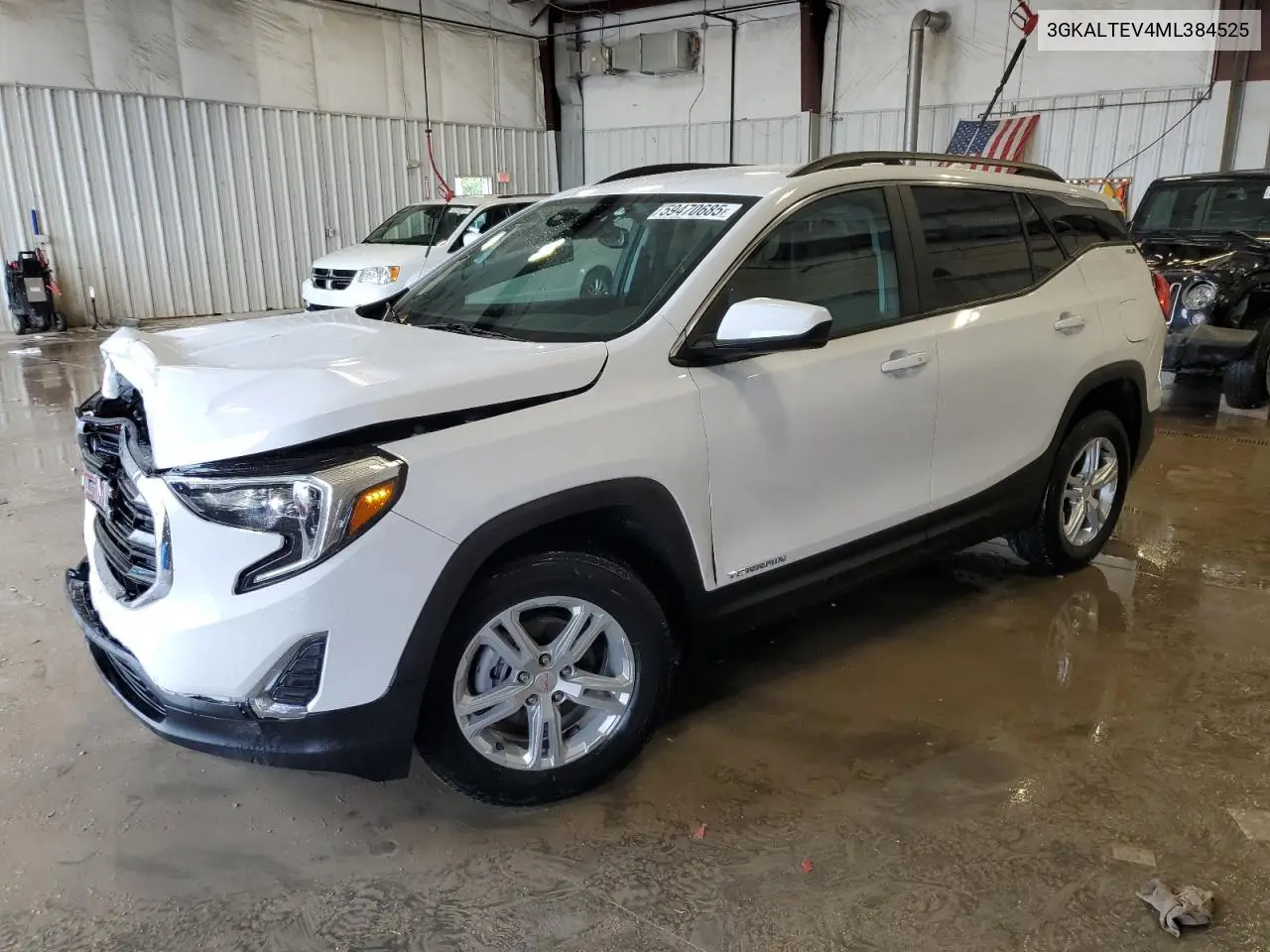2021 GMC Terrain Sle VIN: 3GKALTEV4ML384525 Lot: 59470685