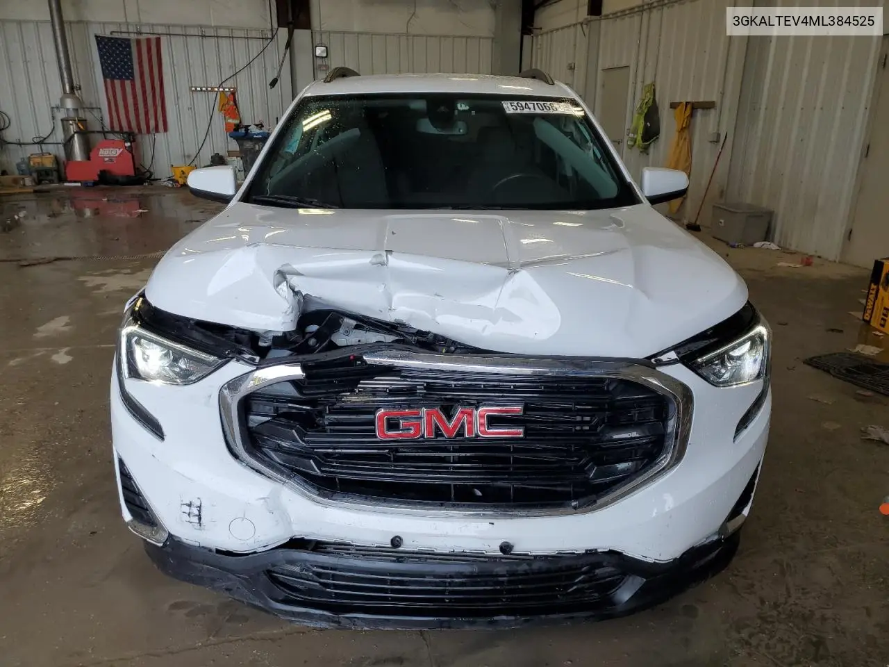 2021 GMC Terrain Sle VIN: 3GKALTEV4ML384525 Lot: 59470685