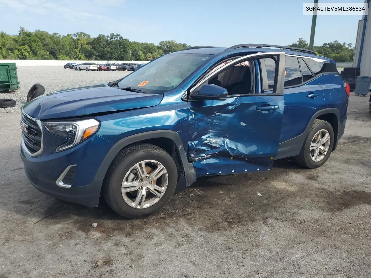 2021 GMC Terrain Sle VIN: 3GKALTEV5ML386834 Lot: 62915845