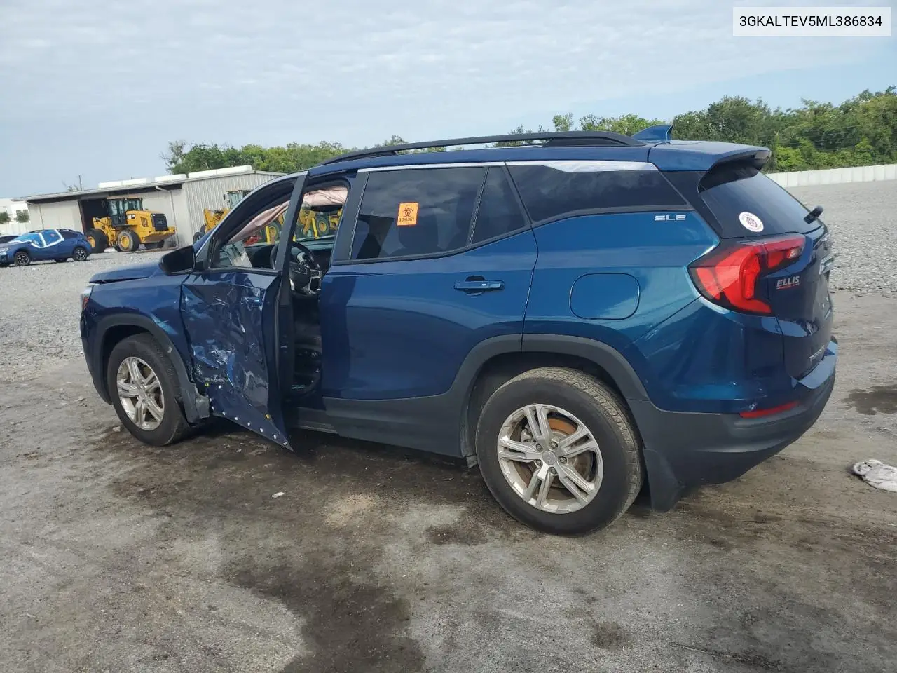 2021 GMC Terrain Sle VIN: 3GKALTEV5ML386834 Lot: 62915845