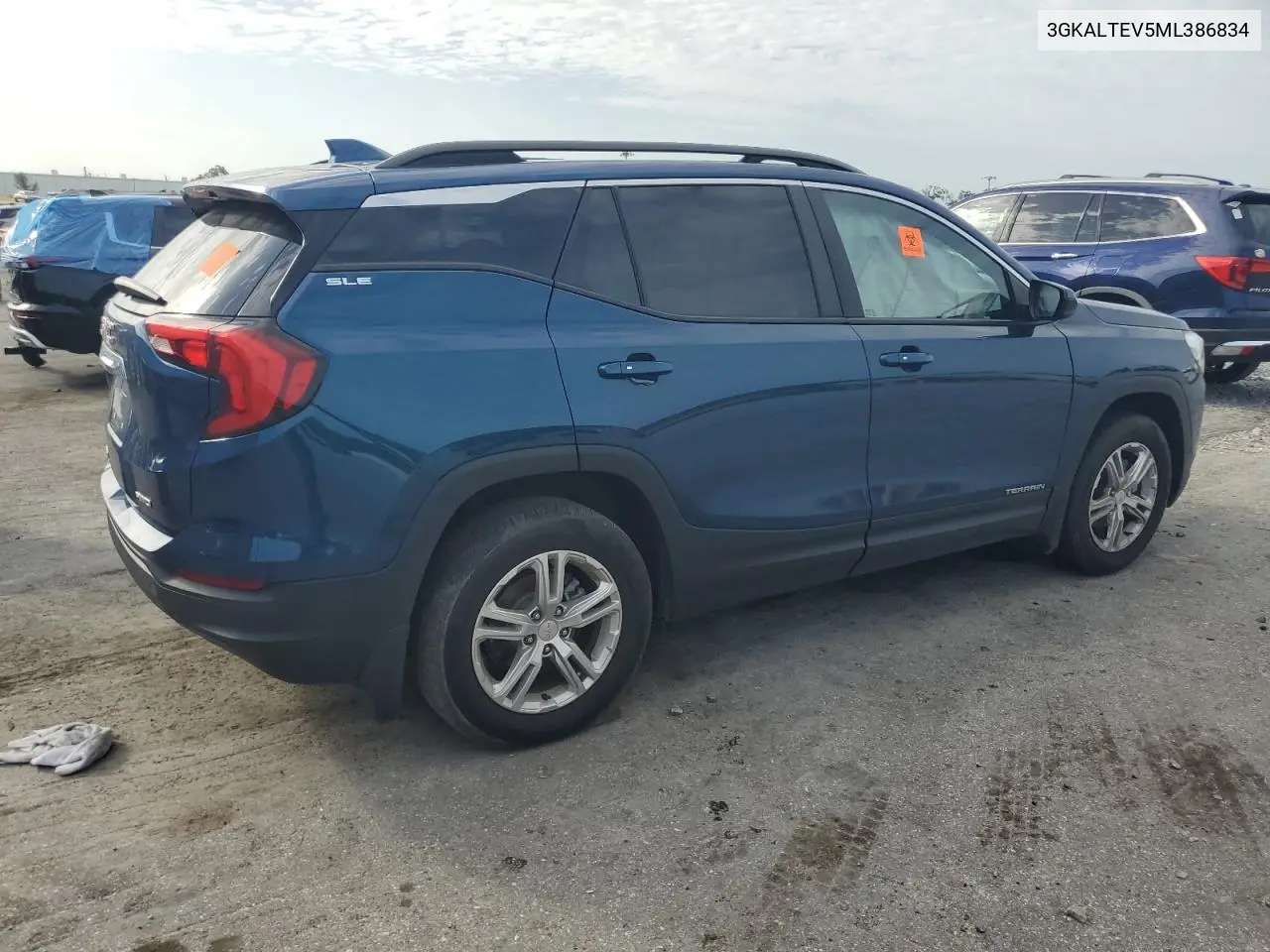 2021 GMC Terrain Sle VIN: 3GKALTEV5ML386834 Lot: 62915845