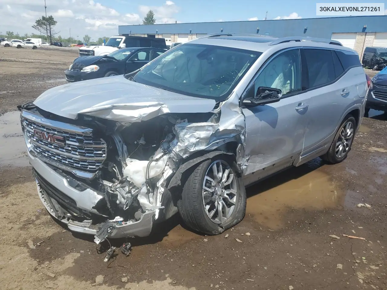 2022 GMC Terrain Denali VIN: 3GKALXEV0NL271261 Lot: 56183235