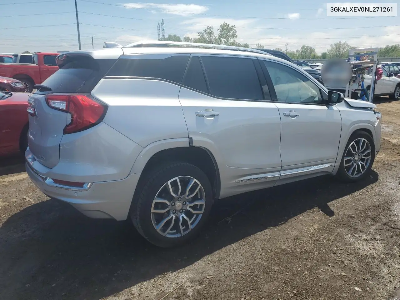 2022 GMC Terrain Denali VIN: 3GKALXEV0NL271261 Lot: 56183235