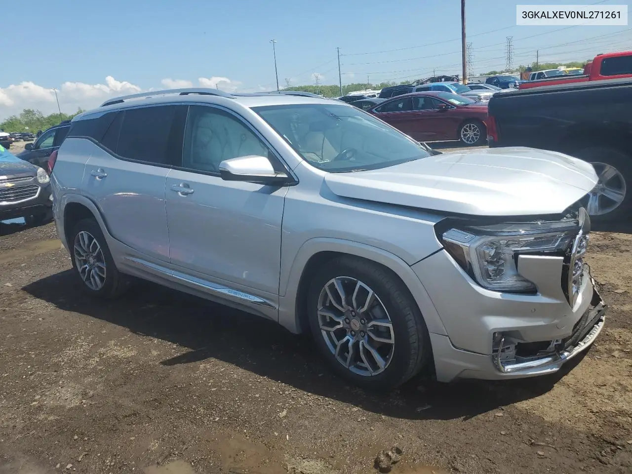 2022 GMC Terrain Denali VIN: 3GKALXEV0NL271261 Lot: 56183235