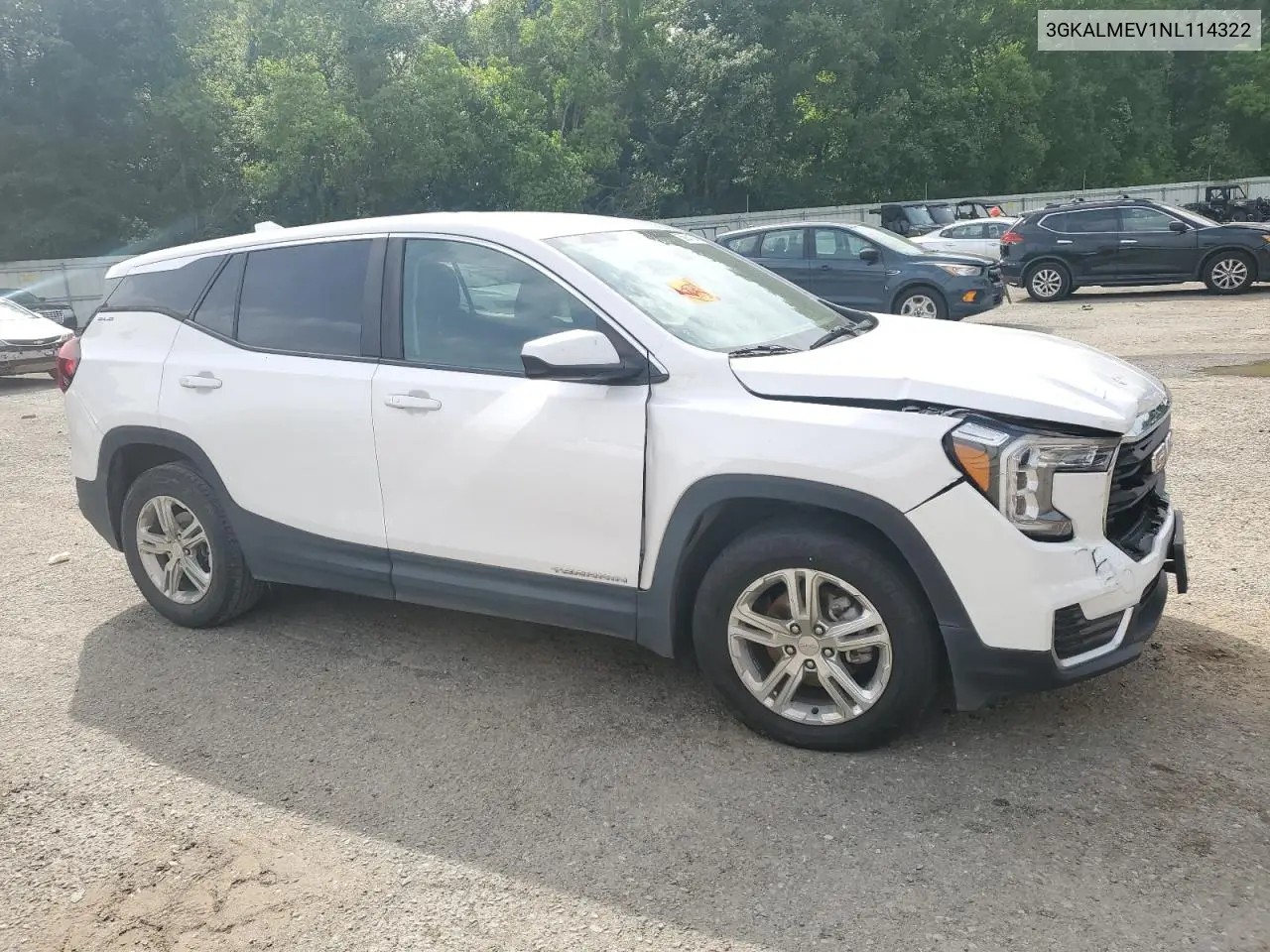 2022 GMC Terrain Sle VIN: 3GKALMEV1NL114322 Lot: 56841045