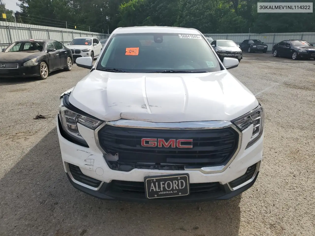 2022 GMC Terrain Sle VIN: 3GKALMEV1NL114322 Lot: 56841045