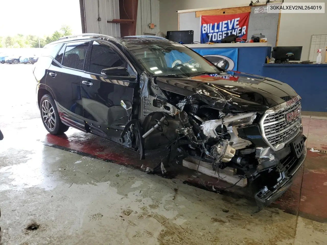 2022 GMC Terrain Denali VIN: 3GKALXEV2NL264019 Lot: 59113705