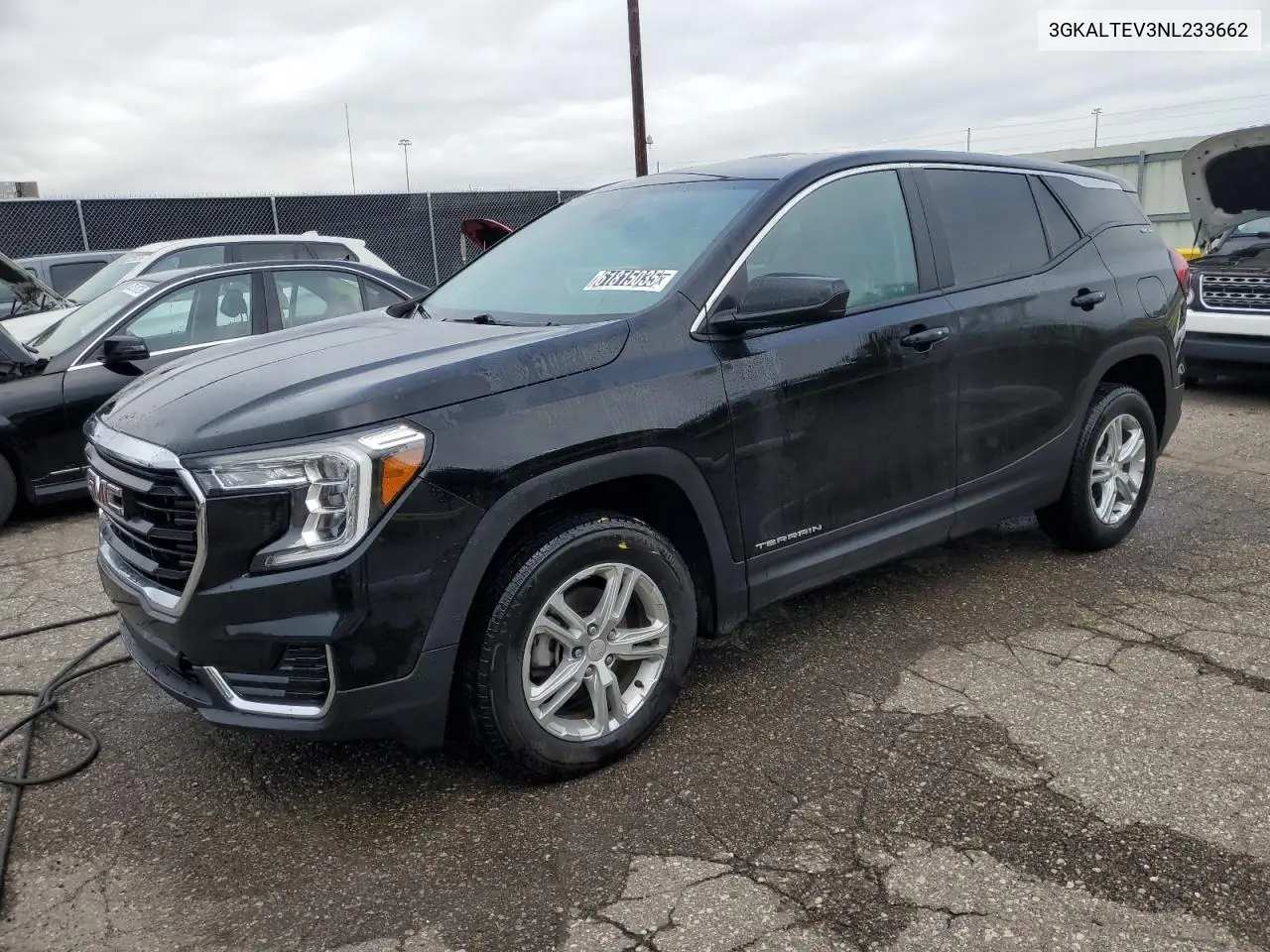 2022 GMC Terrain Sle VIN: 3GKALTEV3NL233662 Lot: 61815035
