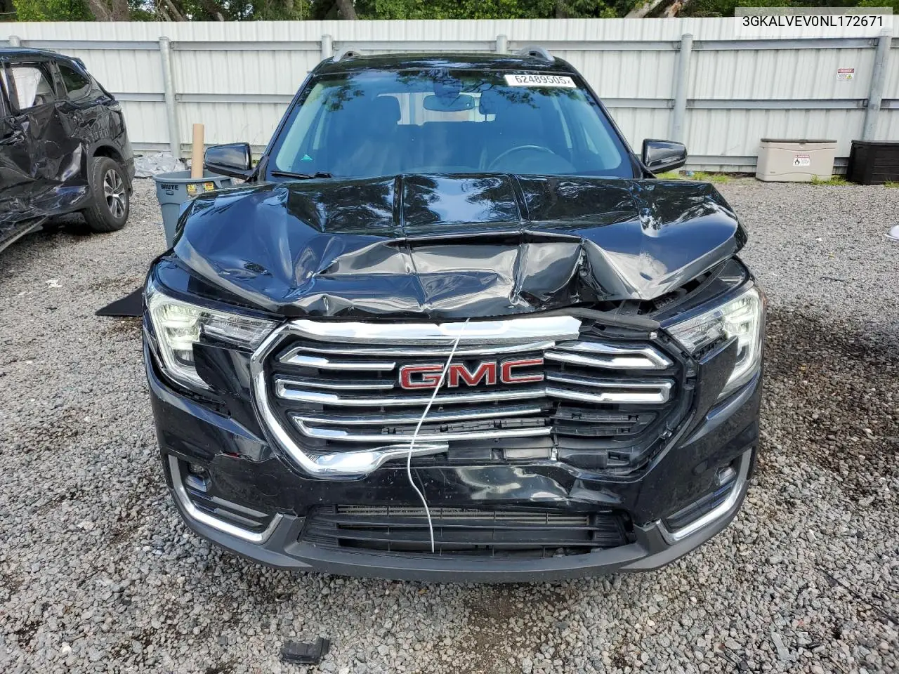 2022 GMC Terrain Slt VIN: 3GKALVEV0NL172671 Lot: 62489505