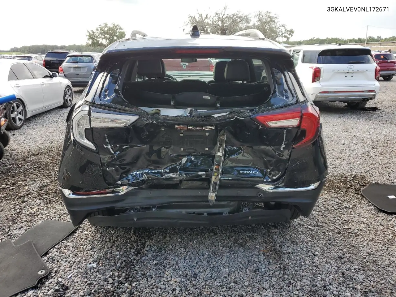 2022 GMC Terrain Slt VIN: 3GKALVEV0NL172671 Lot: 62489505