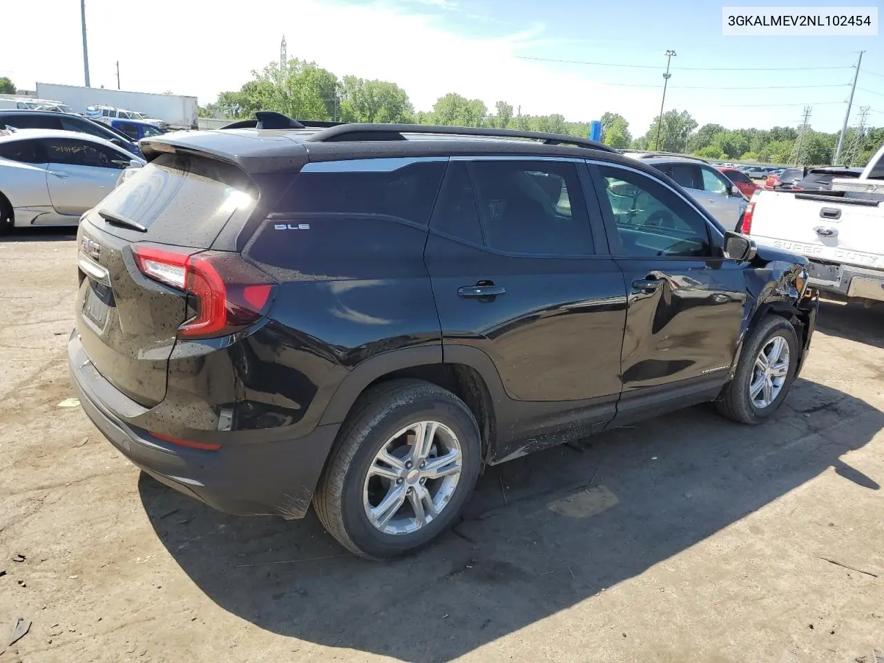 2022 GMC Terrain Sle VIN: 3GKALMEV2NL102454 Lot: 62923545