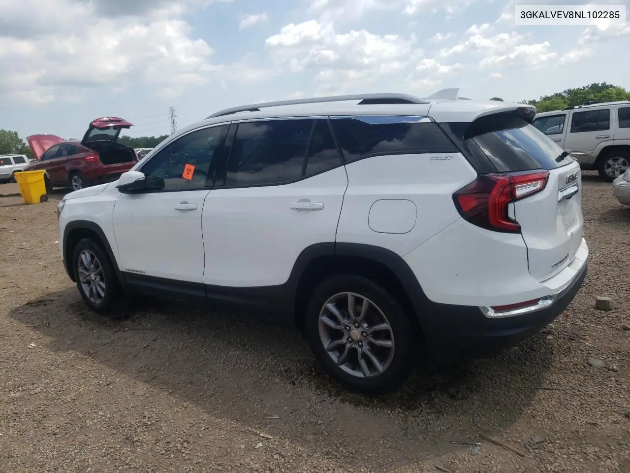 2022 GMC Terrain Slt VIN: 3GKALVEV8NL102285 Lot: 62953545