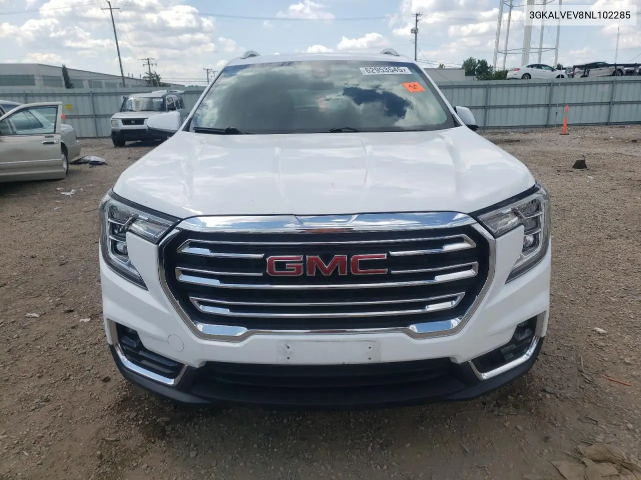 2022 GMC Terrain Slt VIN: 3GKALVEV8NL102285 Lot: 62953545