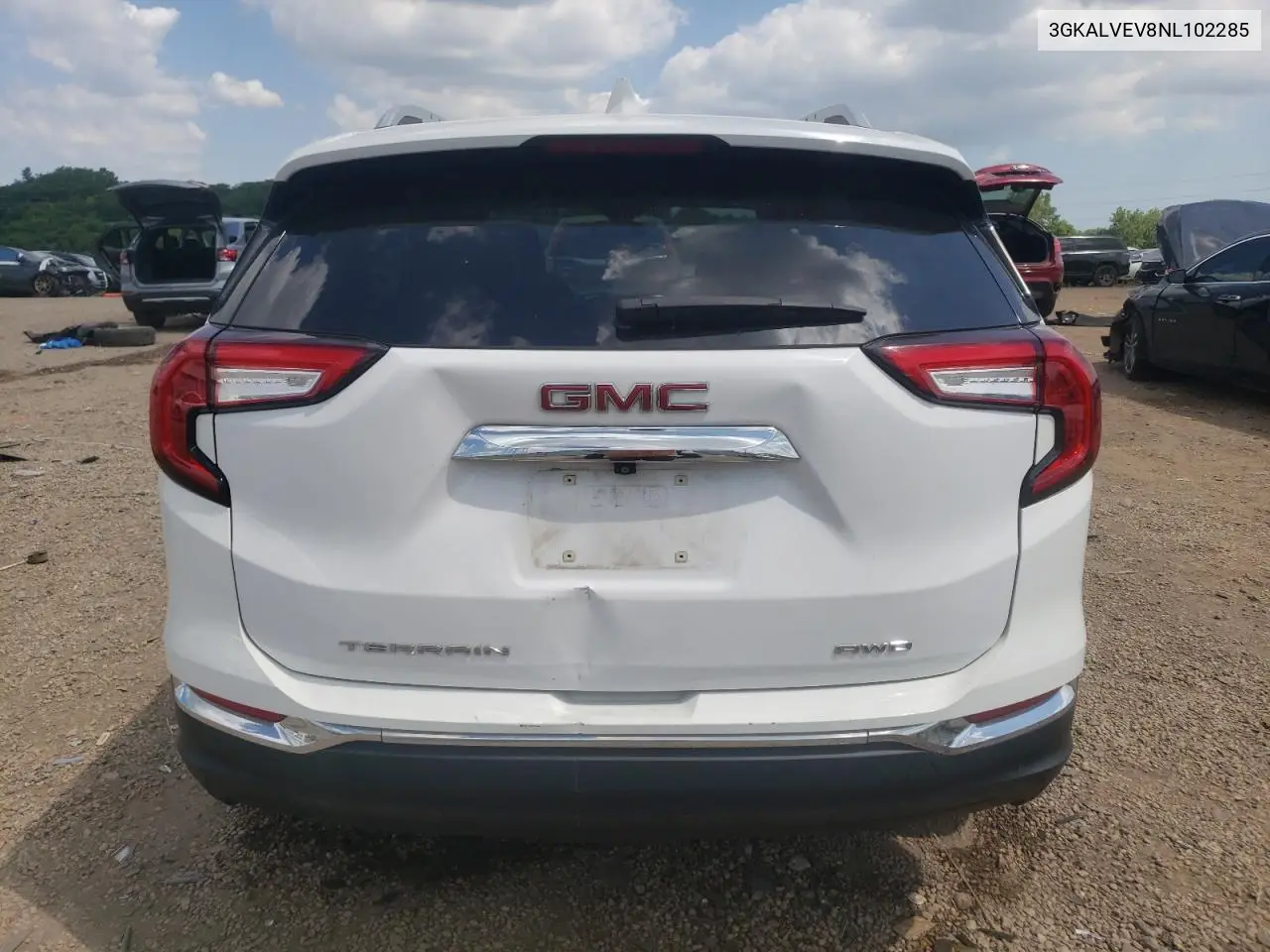 2022 GMC Terrain Slt VIN: 3GKALVEV8NL102285 Lot: 62953545