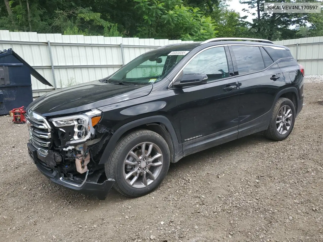 2022 GMC Terrain Slt VIN: 3GKALVEV4NL170597 Lot: 65003055