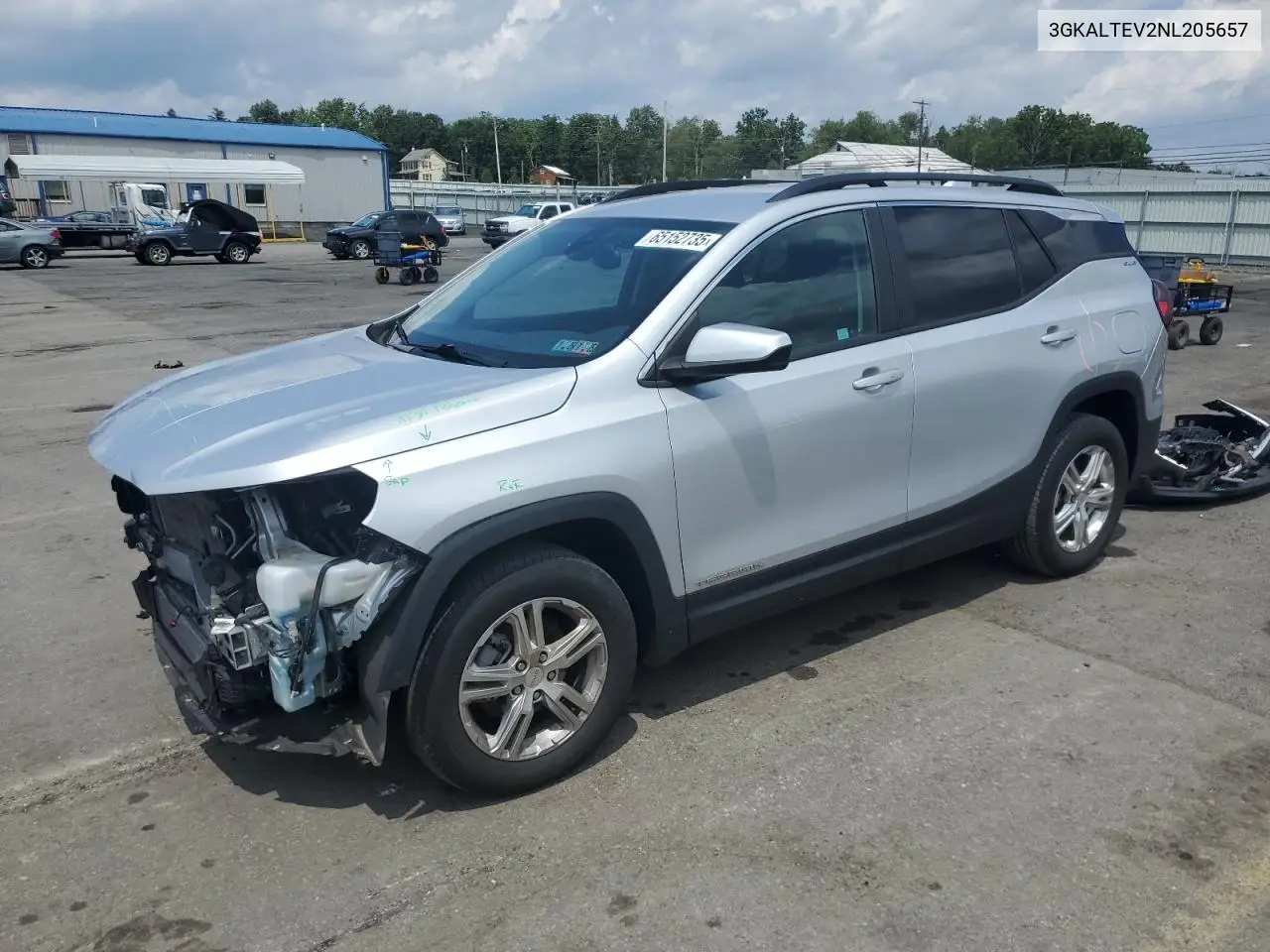 2022 GMC Terrain Sle VIN: 3GKALTEV2NL205657 Lot: 65152735
