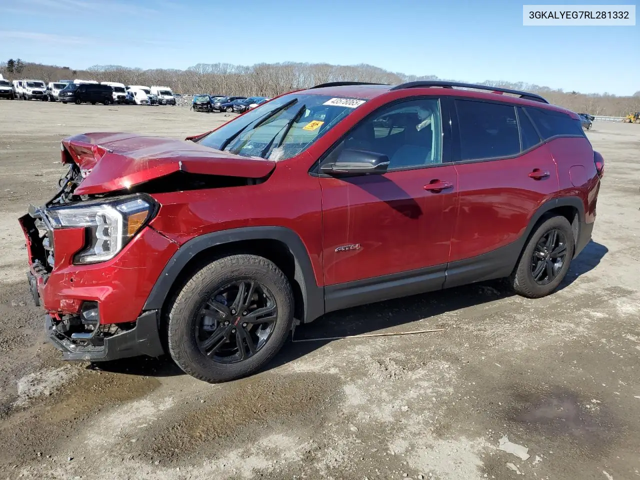 2024 GMC Terrain At4 VIN: 3GKALYEG7RL281332 Lot: 43578065
