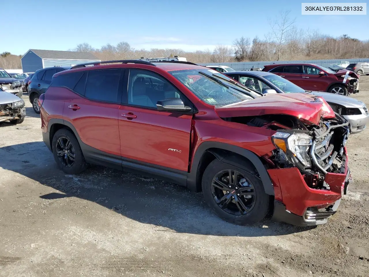 2024 GMC Terrain At4 VIN: 3GKALYEG7RL281332 Lot: 43578065