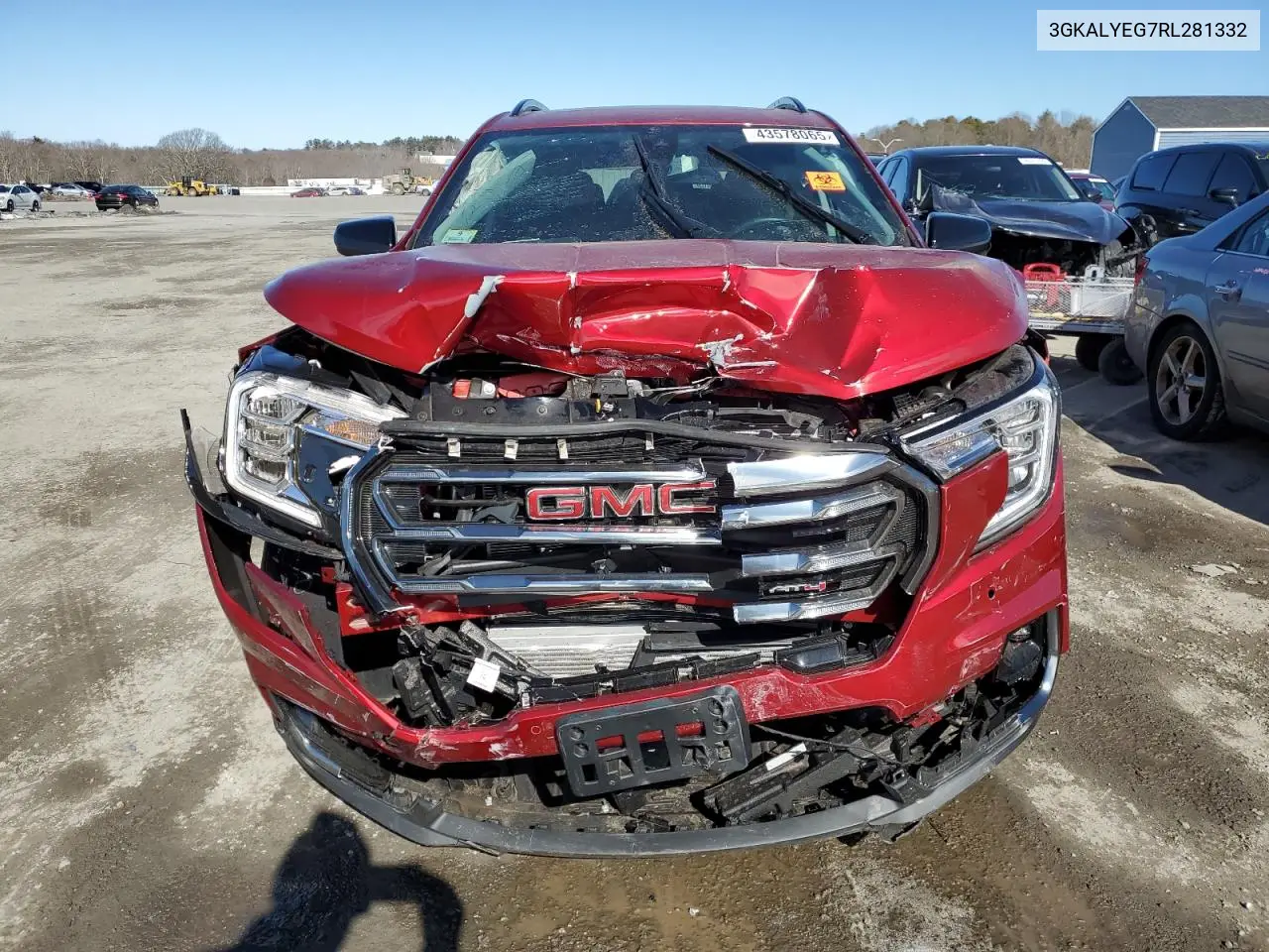 2024 GMC Terrain At4 VIN: 3GKALYEG7RL281332 Lot: 43578065