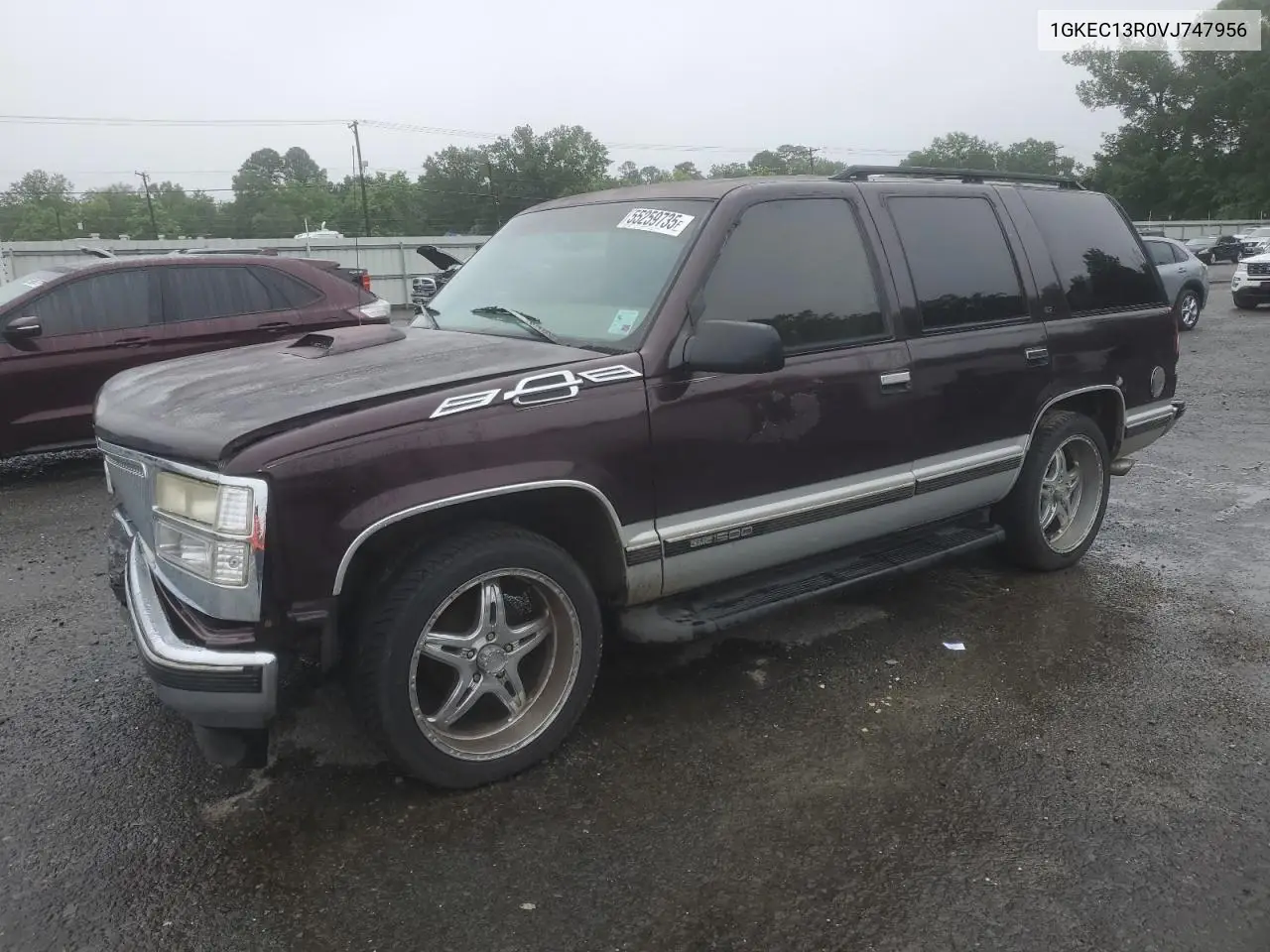 1997 GMC Yukon VIN: 1GKEC13R0VJ747956 Lot: 55259735
