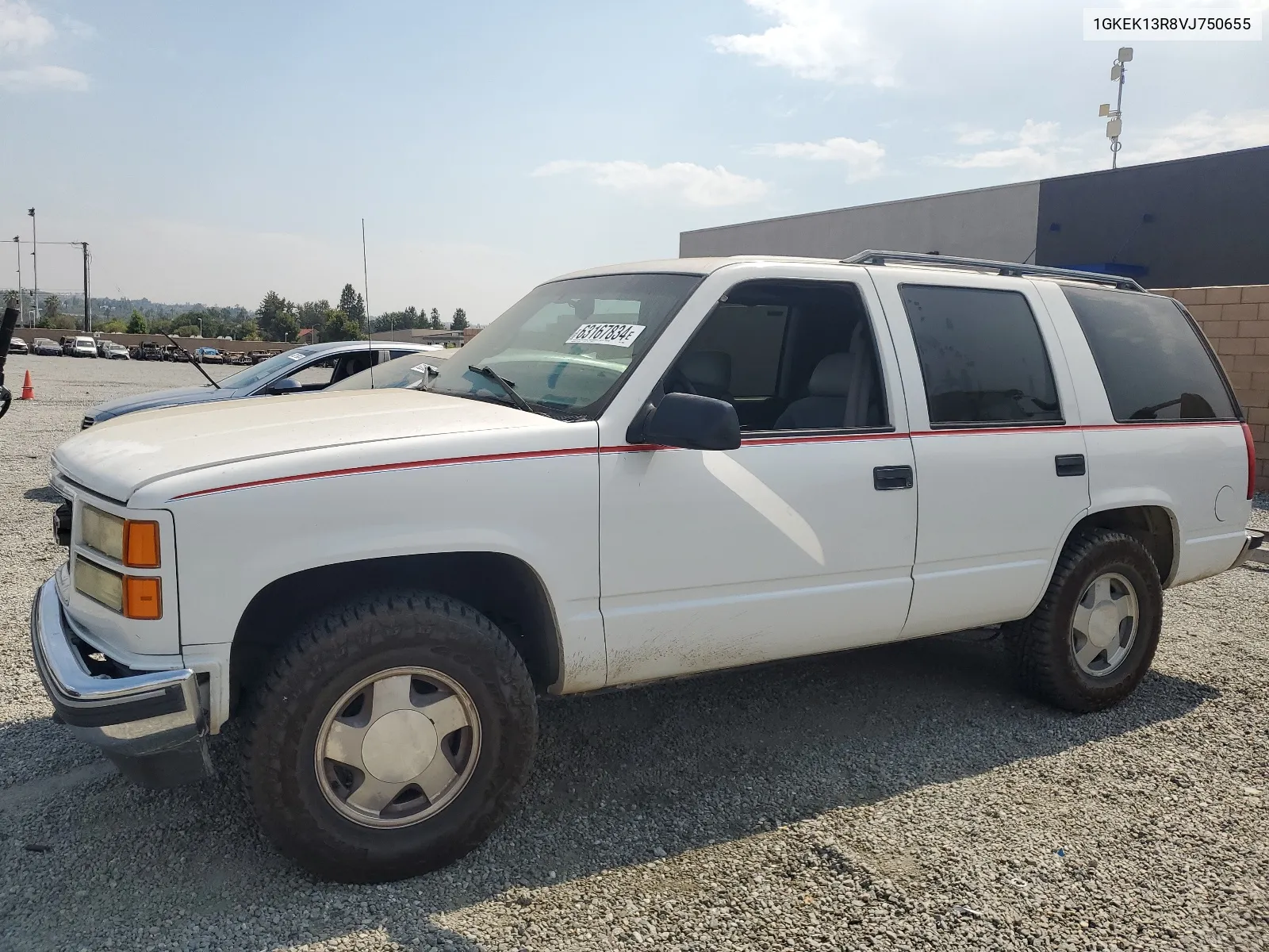 1997 GMC Yukon VIN: 1GKEK13R8VJ750655 Lot: 63167834