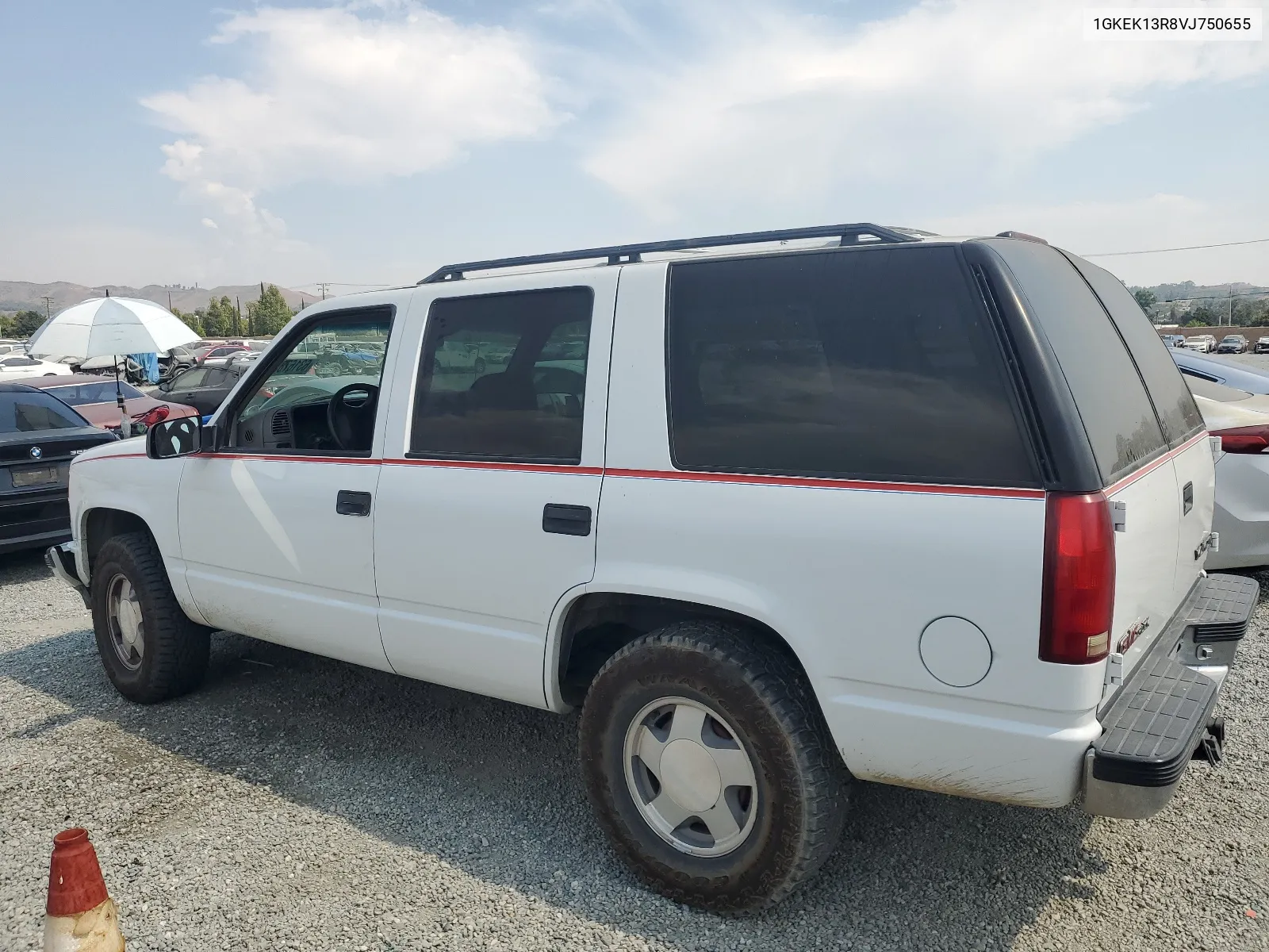 1997 GMC Yukon VIN: 1GKEK13R8VJ750655 Lot: 63167834
