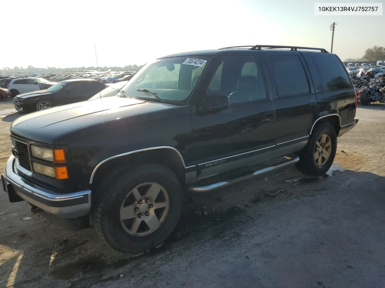 1997 GMC Yukon VIN: 1GKEK13R4VJ752757 Lot: 75574214