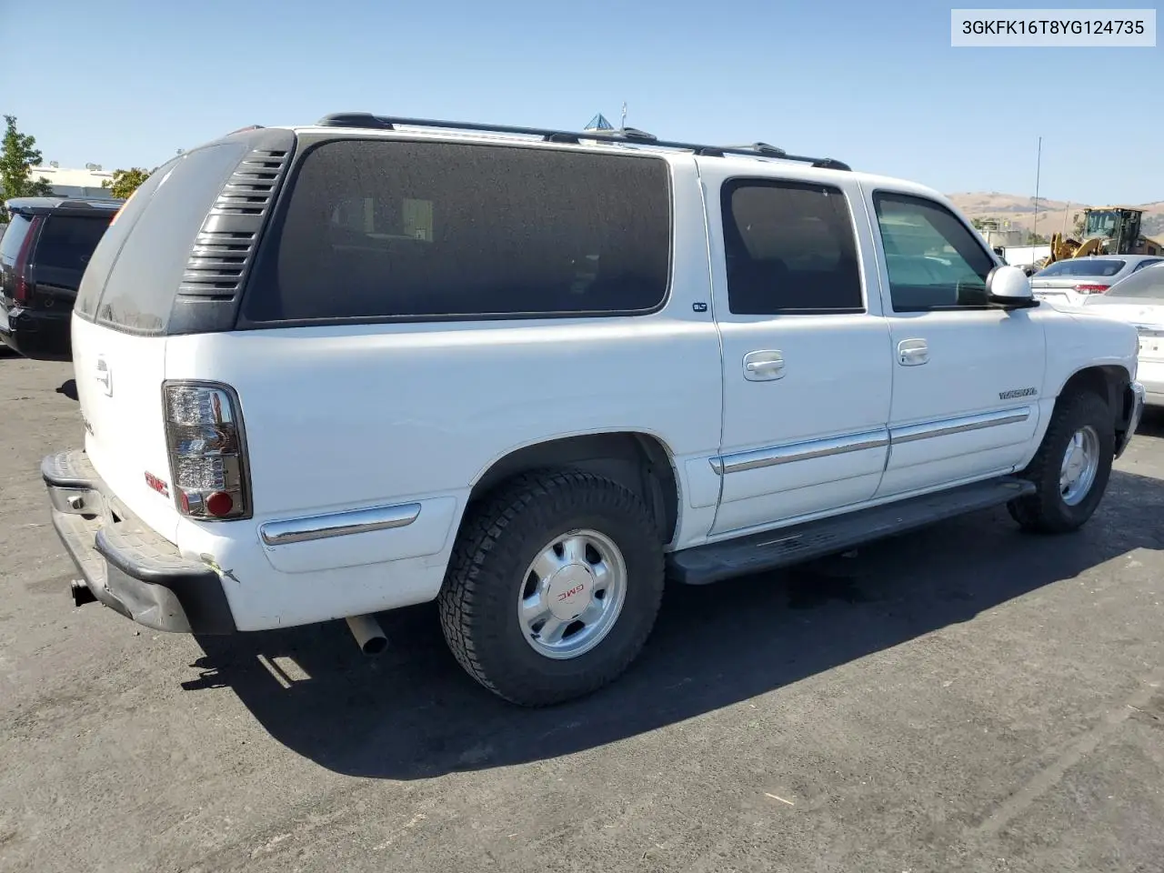 2000 GMC Yukon Xl K1500 VIN: 3GKFK16T8YG124735 Lot: 62940885
