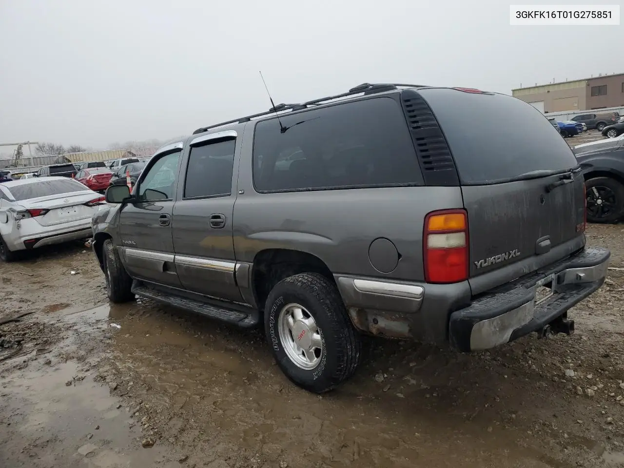 2001 GMC Yukon Xl K1500 VIN: 3GKFK16T01G275851 Lot: 51246065