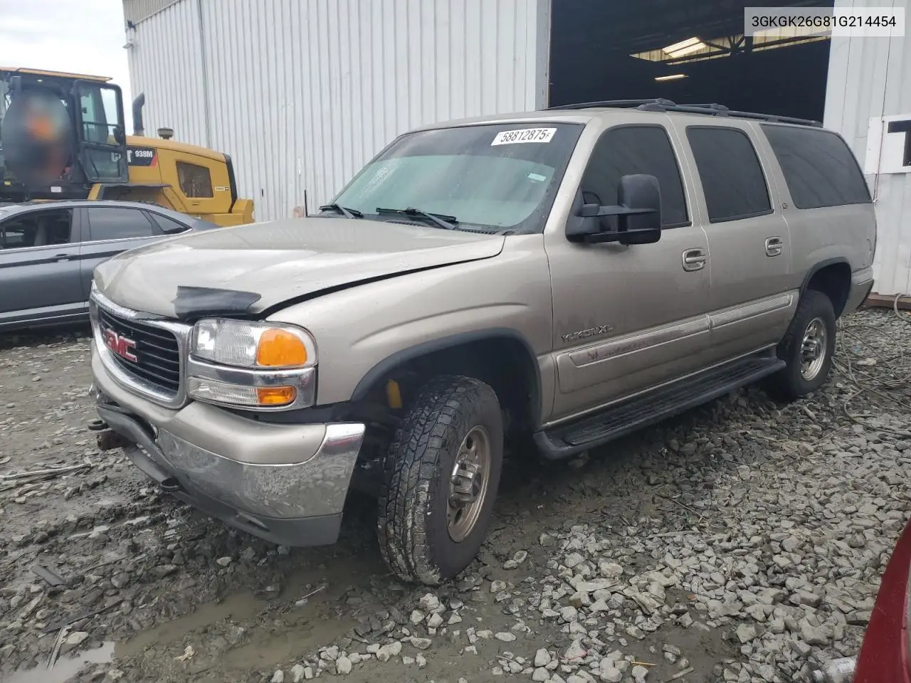 2001 GMC Yukon Xl K2500 VIN: 3GKGK26G81G214454 Lot: 58812875
