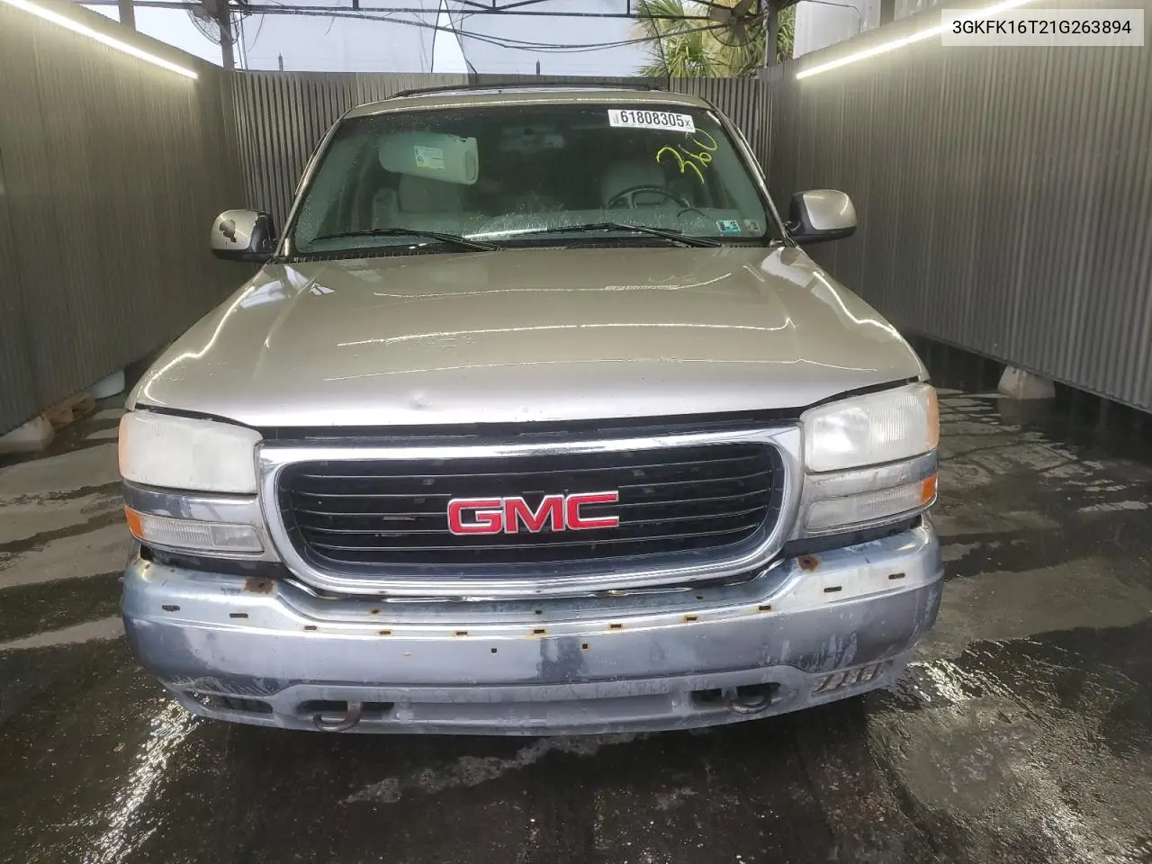 2001 GMC Yukon Xl K1500 VIN: 3GKFK16T21G263894 Lot: 61808305