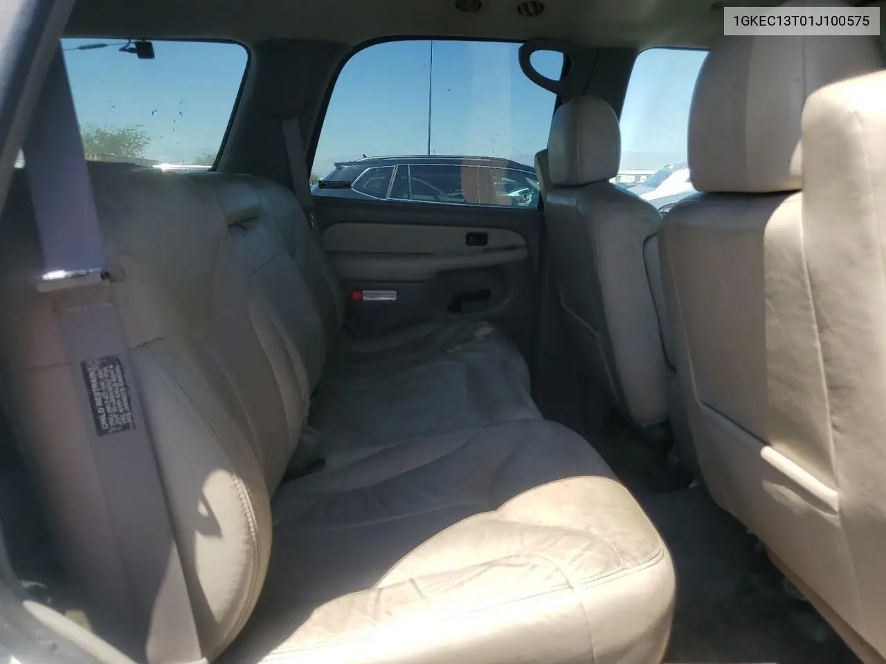 2001 GMC Yukon VIN: 1GKEC13T01J100575 Lot: 62694545