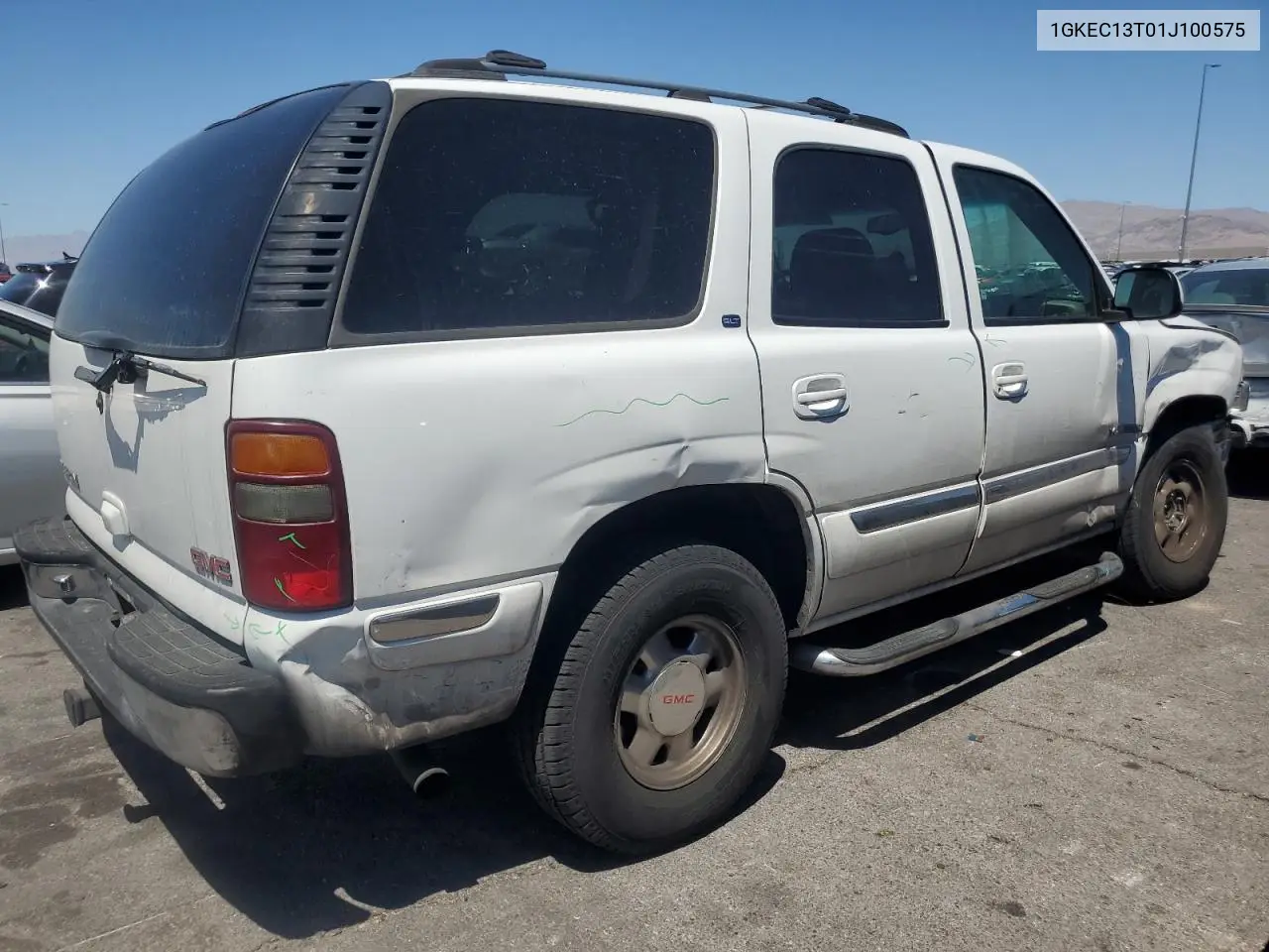 2001 GMC Yukon VIN: 1GKEC13T01J100575 Lot: 62694545