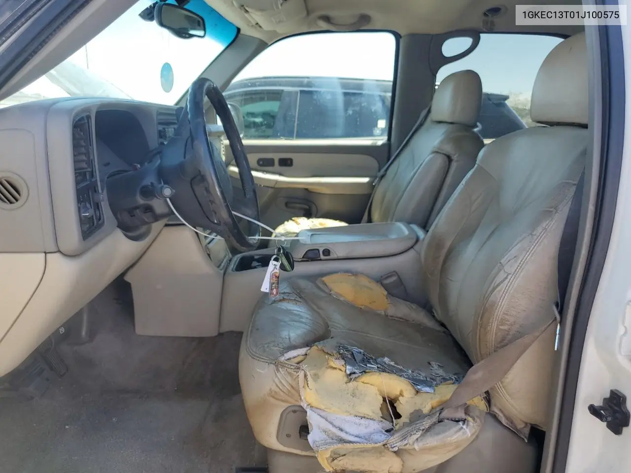 2001 GMC Yukon VIN: 1GKEC13T01J100575 Lot: 62694545