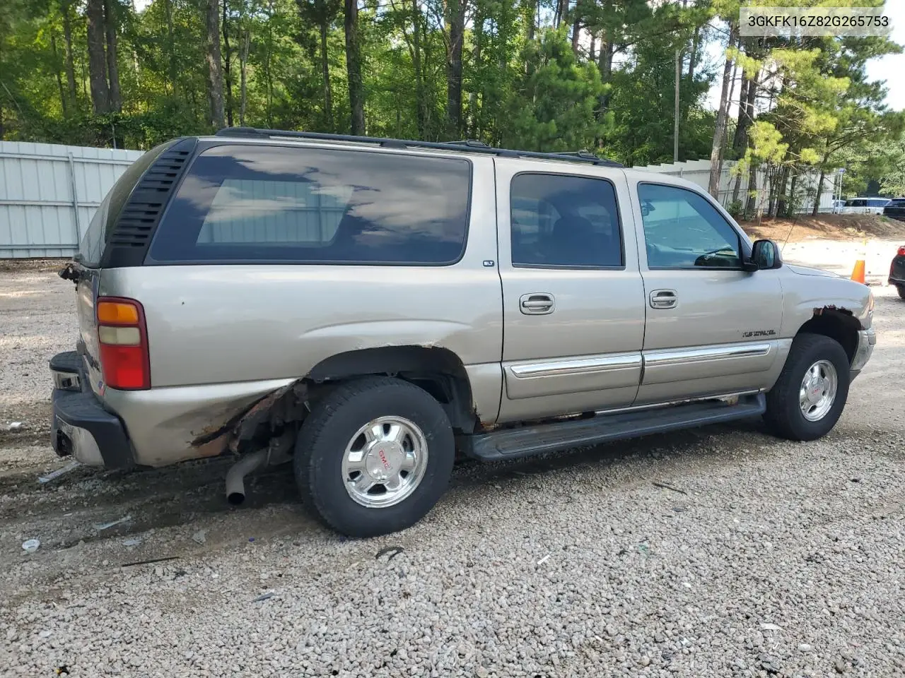 2002 GMC Yukon Xl K1500 VIN: 3GKFK16Z82G265753 Lot: 61981985