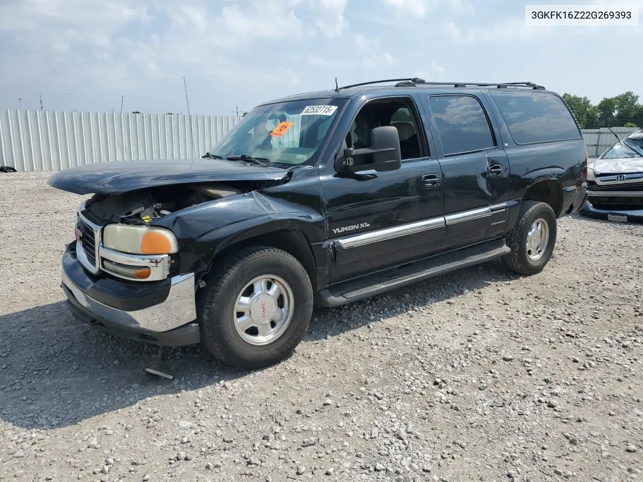 2002 GMC Yukon Xl K1500 VIN: 3GKFK16Z22G269393 Lot: 62532715