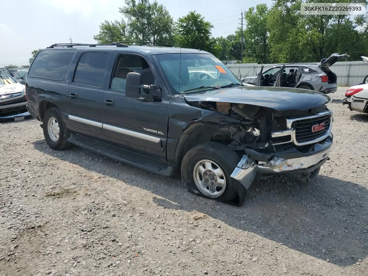 2002 GMC Yukon Xl K1500 VIN: 3GKFK16Z22G269393 Lot: 62532715